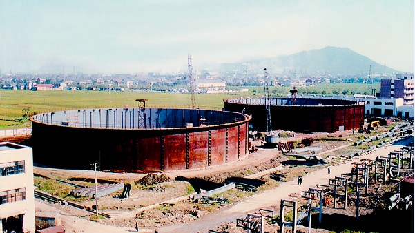 原煤制气厂建设时期